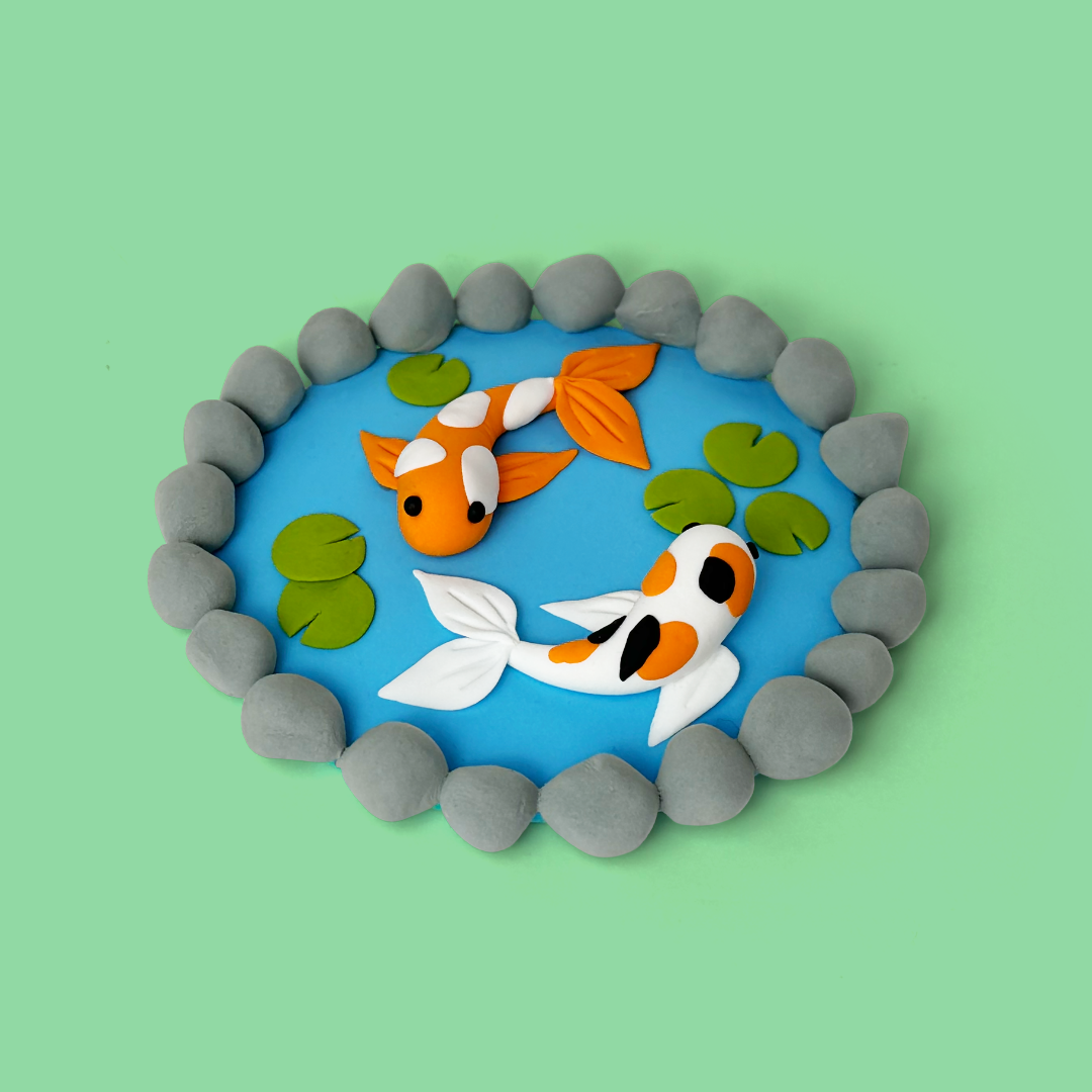 Don't Be Koi | Air Dry Foam Clay Kit – Claymoo
