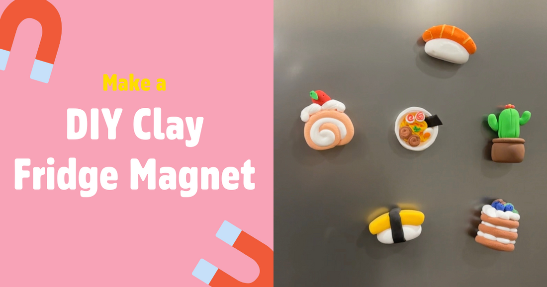 Foam Clay Idea: DIY Fridge Magnets