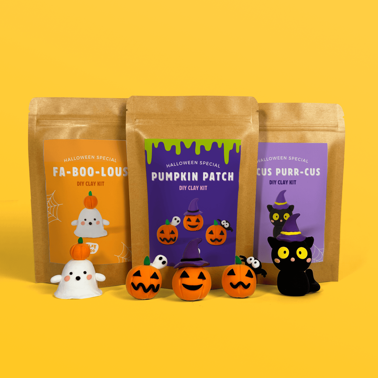 Halloween Bundle - Air Dry Clay Kit