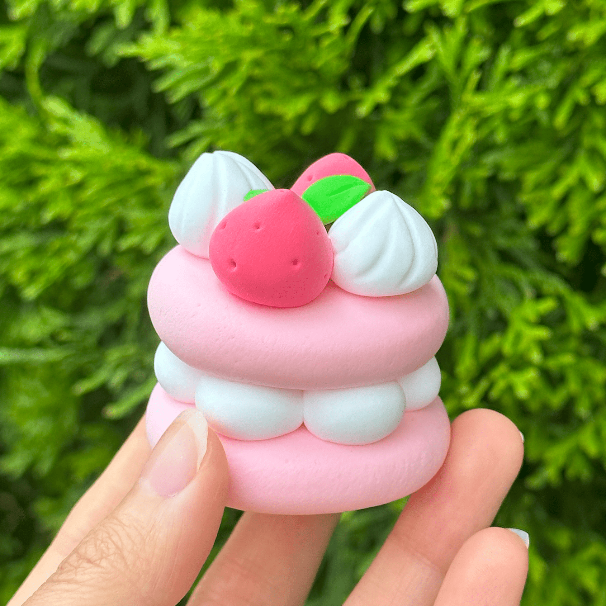 Custom Strawberry Shortcake Clay Bow – Bub&Bow